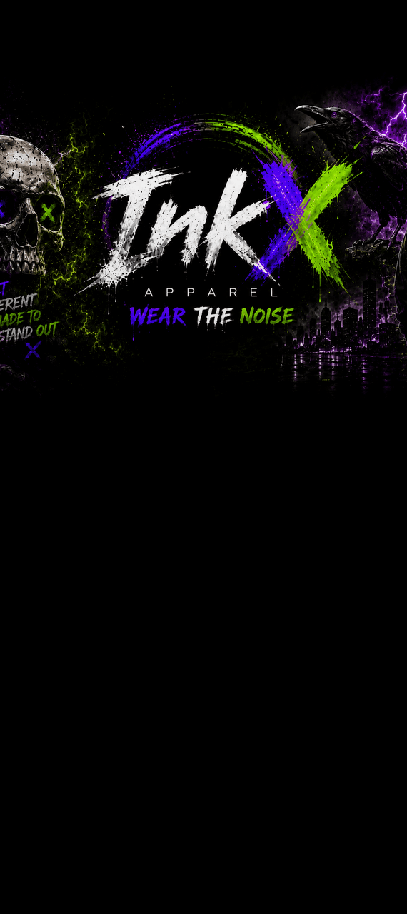 INKX Apparel Wear The Noise hero artwork
